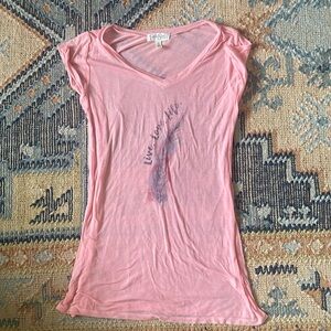 Jessica Simpson maternity tee “live love life”